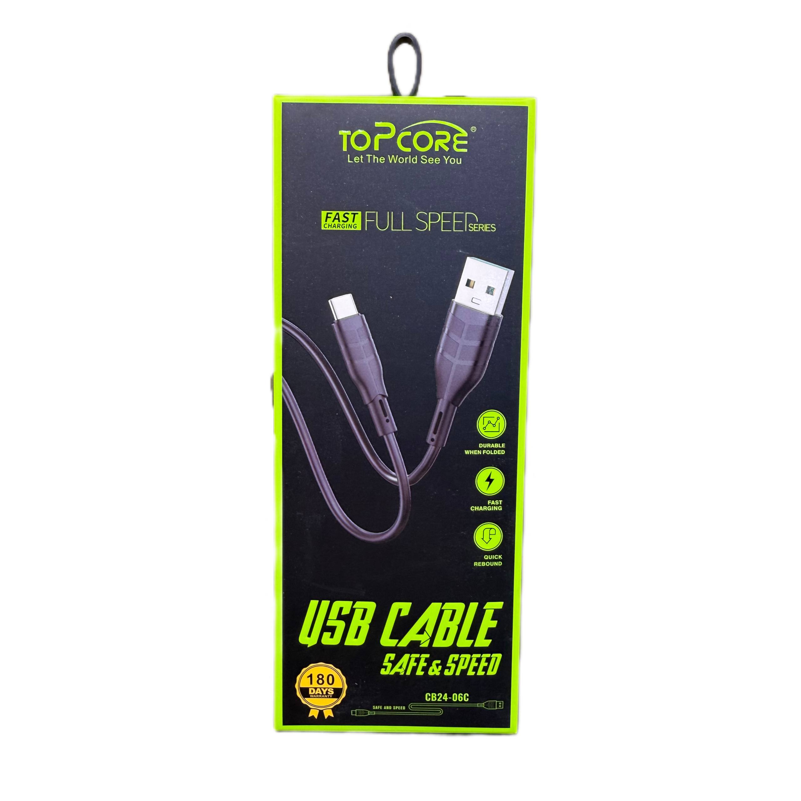 کابل USB به TYPC مدل TOP CORE