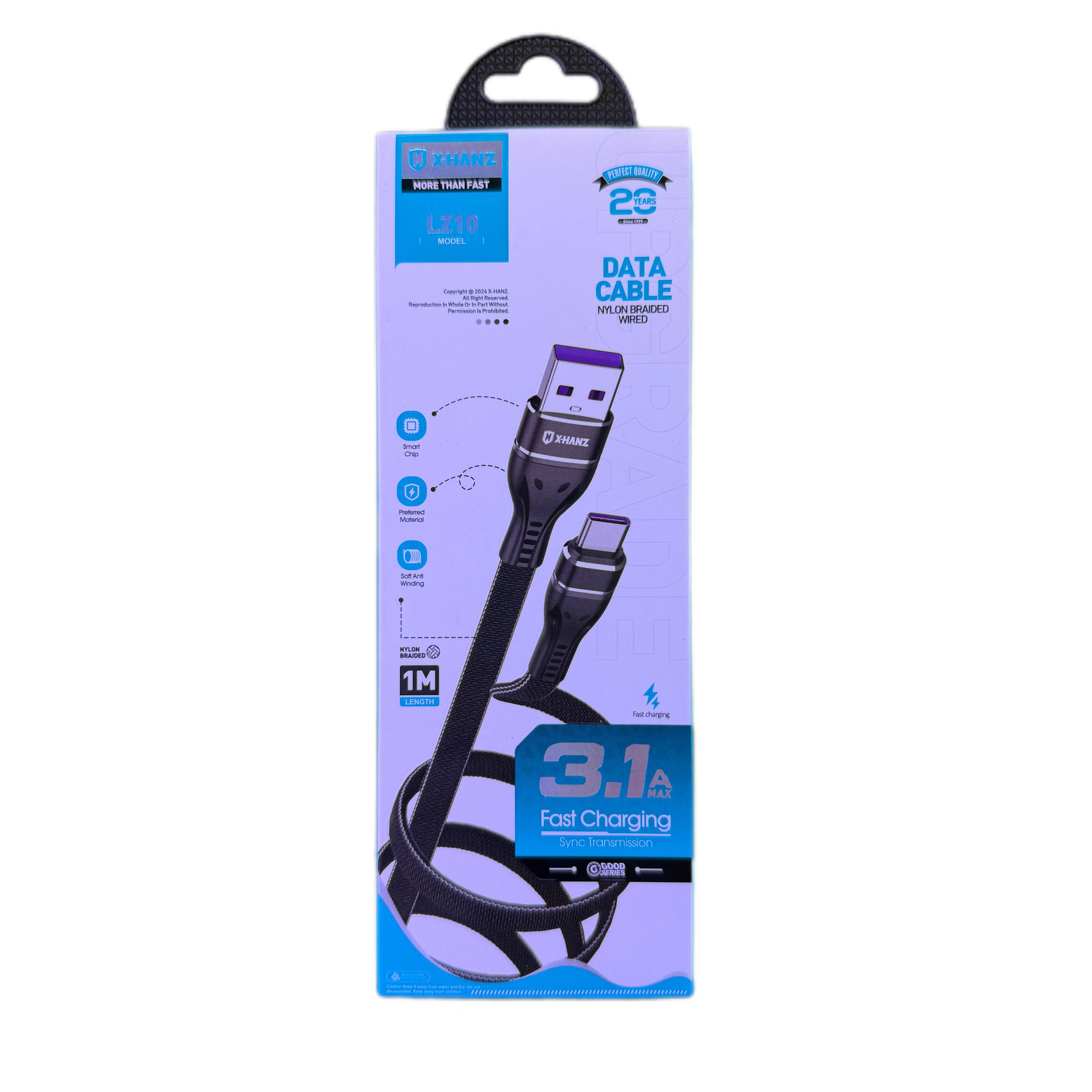 کابل USB به TYPC مدل X-HANZ