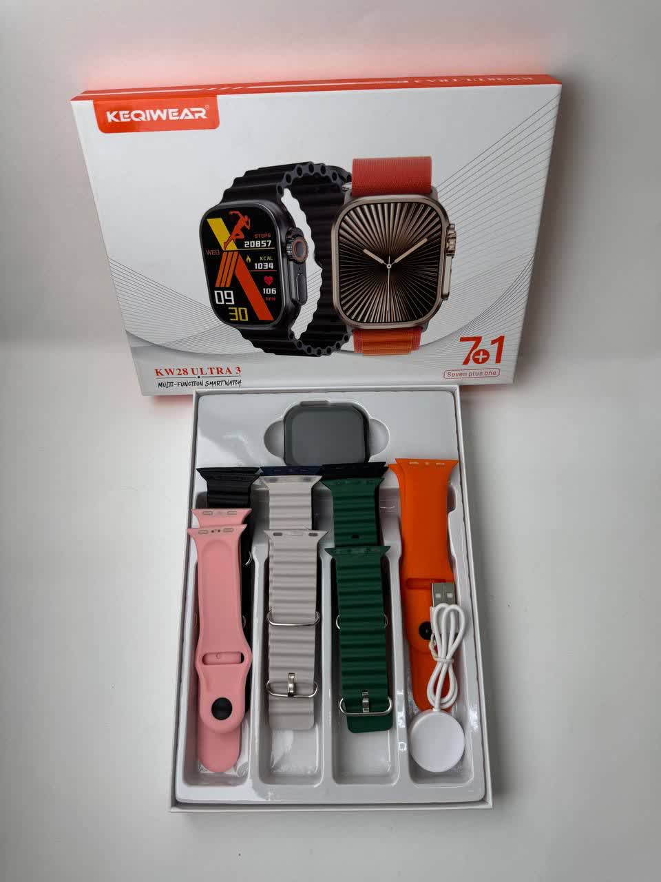 ساعت هوشمند مدل KW28 ULTRA3